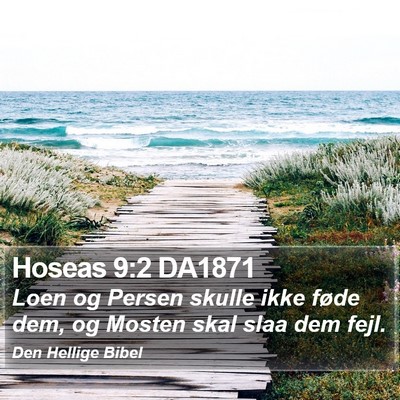 Hoseas 9:2 DA1871 Bible Verse Image