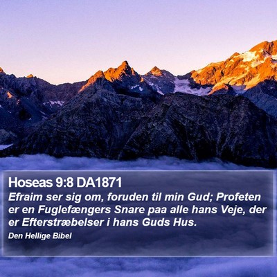 Hoseas 9:8 DA1871 Bible Verse Image