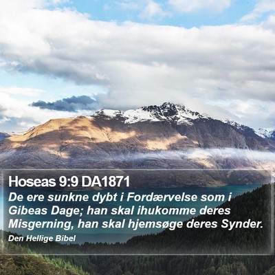 Hoseas 9:9 DA1871 Bible Verse Image