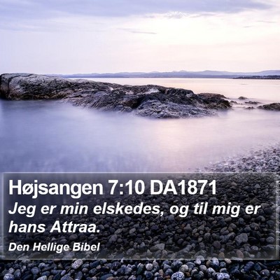 Højsangen 7:10 DA1871 Bible Verse Image