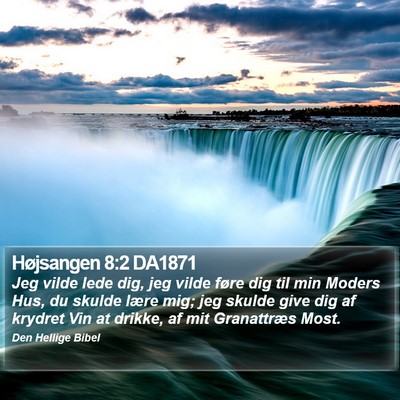 Højsangen 8:2 DA1871 Bible Verse Image