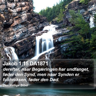 Jakob 1:15 DA1871 Bible Verse Image