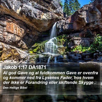 Jakob 1:17 DA1871 Bible Verse Image