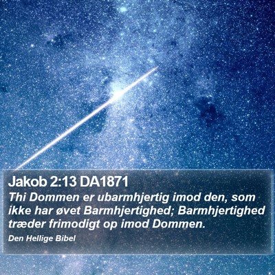 Jakob 2:13 DA1871 Bible Verse Image