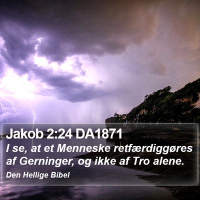 Jakob 2:24 DA1871 Bible Verse Image