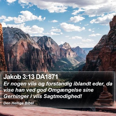 Jakob 3:13 DA1871 Bible Verse Image