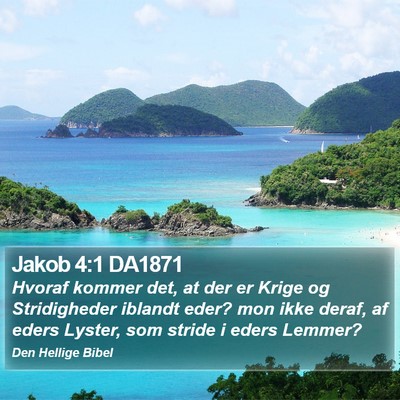 Jakob 4:1 DA1871 Bible Verse Image