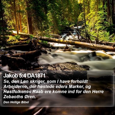 Jakob 5:4 DA1871 Bible Verse Image