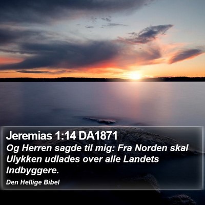 Jeremias 1:14 DA1871 Bible Verse Image
