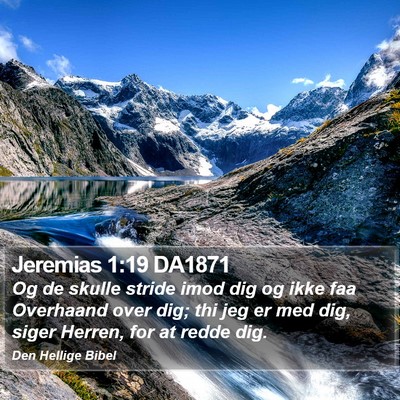 Jeremias 1:19 DA1871 Bible Verse Image