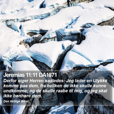 Jeremias 11:11 DA1871 Bible Verse Image