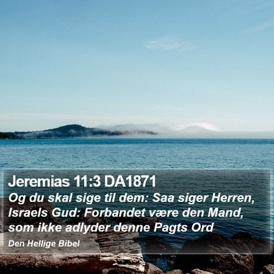 Jeremias 11:3 DA1871 Bible Verse Image