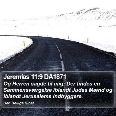Jeremias 11:9 DA1871 Bible Verse Image