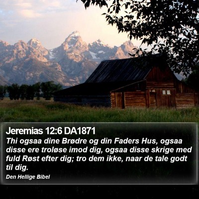 Jeremias 12:6 DA1871 Bible Verse Image