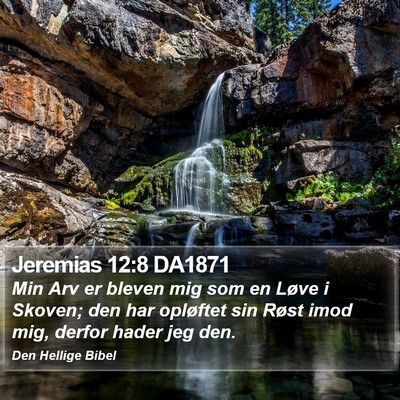Jeremias 12:8 DA1871 Bible Verse Image