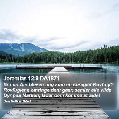 Jeremias 12:9 DA1871 Bible Verse Image