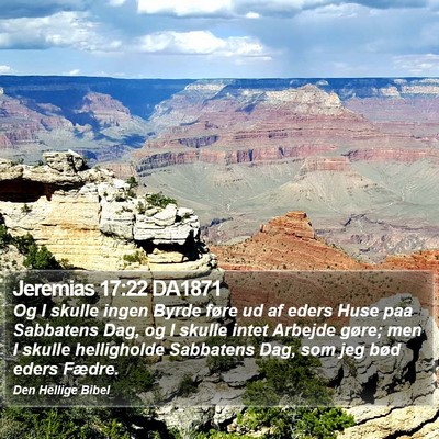 Jeremias 17:22 DA1871 Bible Verse Image