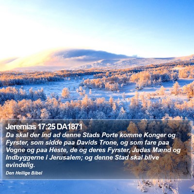 Jeremias 17:25 DA1871 Bible Verse Image