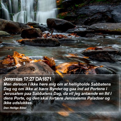 Jeremias 17:27 DA1871 Bible Verse Image