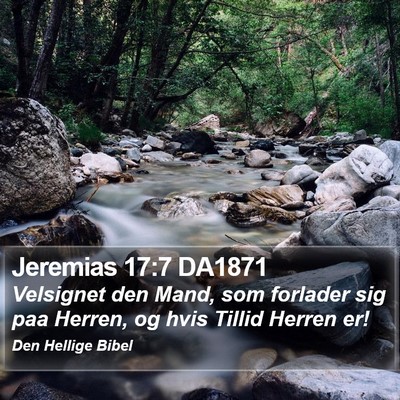 Jeremias 17:7 DA1871 Bible Verse Image