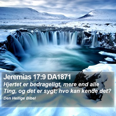 Jeremias 17:9 DA1871 Bible Verse Image
