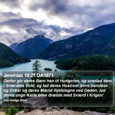 Jeremias 18:21 DA1871 Bible Verse Image
