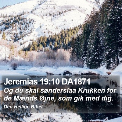 Jeremias 19:10 DA1871 Bible Verse Image