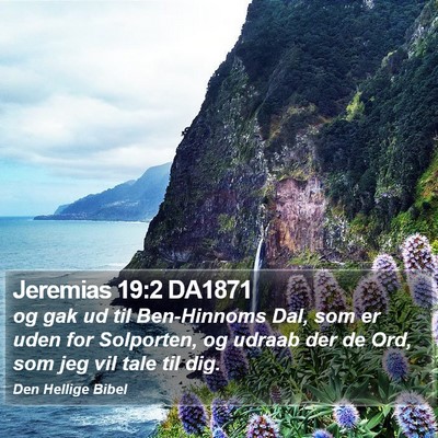 Jeremias 19:2 DA1871 Bible Verse Image