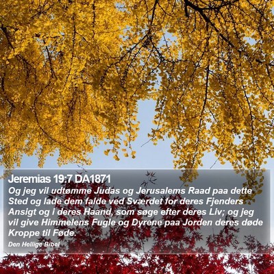 Jeremias 19:7 DA1871 Bible Verse Image