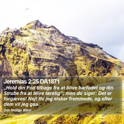 Jeremias 2:25 DA1871 Bible Verse Image