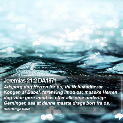 Jeremias 21:2 DA1871 Bible Verse Image