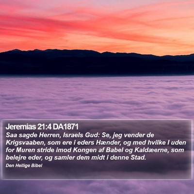 Jeremias 21:4 DA1871 Bible Verse Image