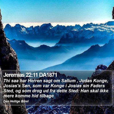 Jeremias 22:11 DA1871 Bible Verse Image