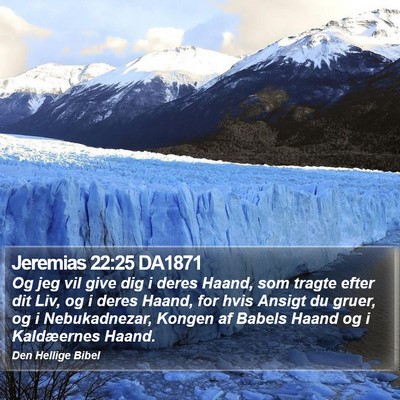 Jeremias 22:25 DA1871 Bible Verse Image