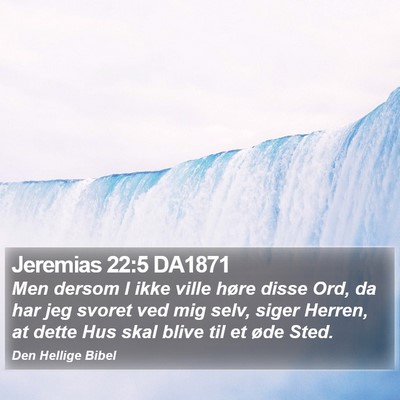 Jeremias 22:5 DA1871 Bible Verse Image