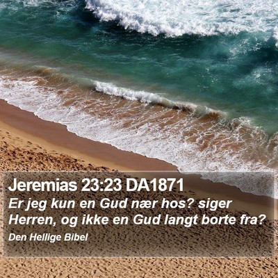 Jeremias 23:23 DA1871 Bible Verse Image