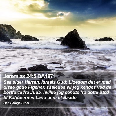 Jeremias 24:5 DA1871 Bible Verse Image