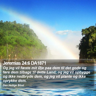 Jeremias 24:6 DA1871 Bible Verse Image