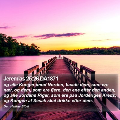 Jeremias 25:26 DA1871 Bible Verse Image