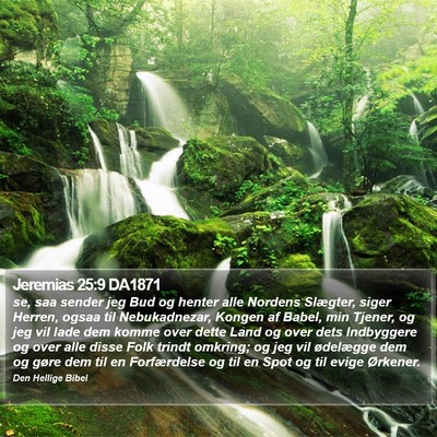 Jeremias 25:9 DA1871 Bible Verse Image