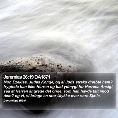 Jeremias 26:19 DA1871 Bible Verse Image