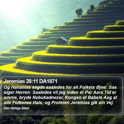 Jeremias 28:11 DA1871 Bible Verse Image