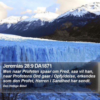 Jeremias 28:9 DA1871 Bible Verse Image