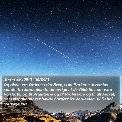Jeremias 29:1 DA1871 Bible Verse Image
