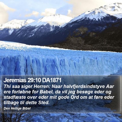 Jeremias 29:10 DA1871 Bible Verse Image