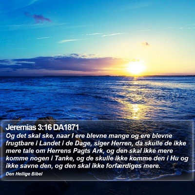 Jeremias 3:16 DA1871 Bible Verse Image