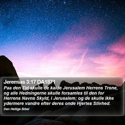 Jeremias 3:17 DA1871 Bible Verse Image