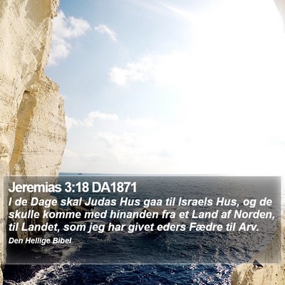 Jeremias 3:18 DA1871 Bible Verse Image