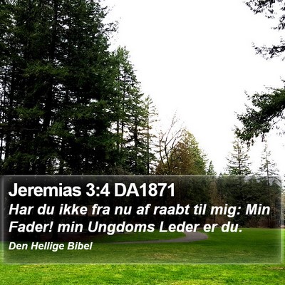Jeremias 3:4 DA1871 Bible Verse Image