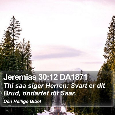 Jeremias 30:12 DA1871 Bible Verse Image